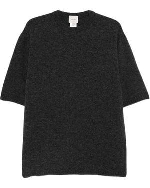 Alysi Short-Sleeve Sweater - Black