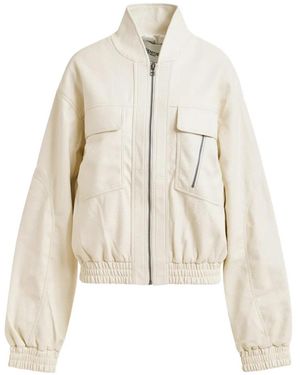 Essentiel Antwerp Zip-Up Jacket - White