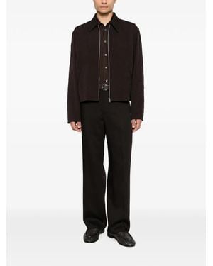 Barena Pressed-Crease Tailored Pants - Black