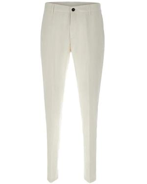 Eleventy Off- Trousers - White