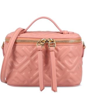 Fendi モノグラム キルティング ショルダーバッグ - ピンク