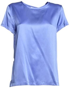 SOLOTRE T-Shirt A Maniche Corte - Blu