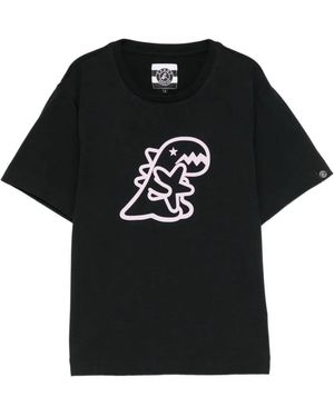 SPORT b. by agnès b. Hugging Star Dino T-Shirt - Black