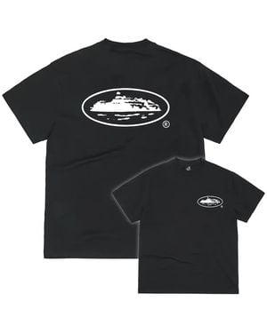 corteiz Og Island Logo T-Shirt - Black
