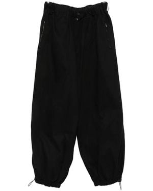 Entire studios Elasticated-Cuff Pants - Black