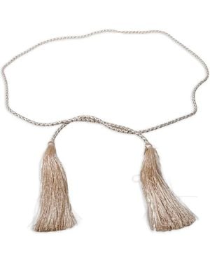 forte_forte Tassel Belt - White