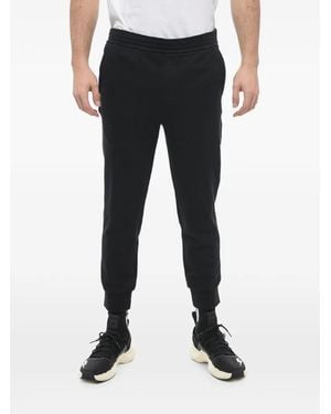 Neil Barrett Logo-Embroidered Skinny-Fit Track Trousers - Black