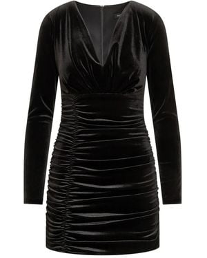 ACTUALEE Robe À Fronces - Noir