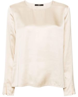 Seventy Satin Blouse - Natural