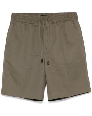 Brioni Slub-Texture Shorts - Green