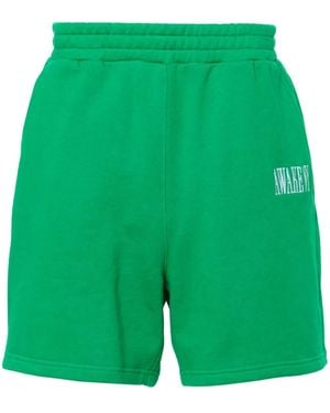 AWAKE NY Joggingshorts Mit Logo-Patch - Grün