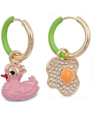 Essentiel Antwerp Orecchini A Cerchio - Metallizzato
