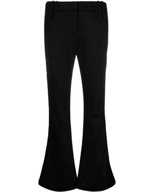 Balmain Tailored Flared Trousers - Black