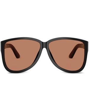 Miu Miu Oversized Pilot-Frame Sunglasses - Black