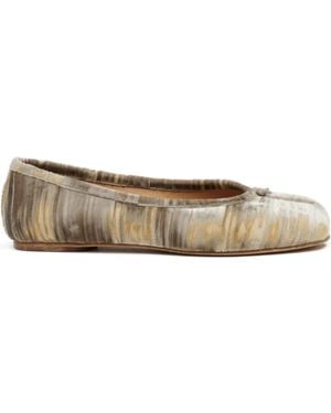 Maison Margiela Tabi Ballet Flats - Brown