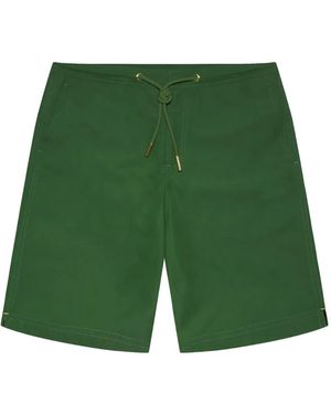 Orlebar Brown Dane Drawcord-Fastening Swim Shorts - Green