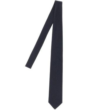 Brioni Cravatta A Pois - Nero