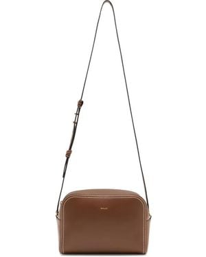 Bally Easy Leather Cross Body Bag - Brown