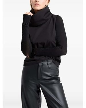 MARCELLA Atlantic Thumbholes Top - Black