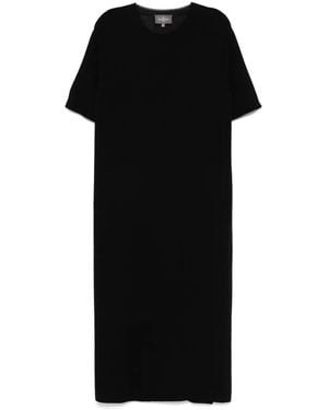 Bompard Knitted Midi Dress - Black