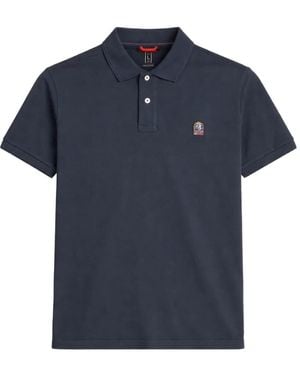Parajumpers Logo-Patch Polo Shirt - Blue