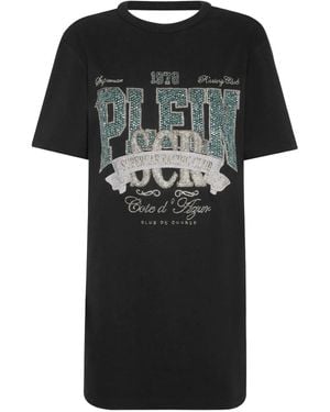 Philipp Plein Rhinestone-Embellished Dress - Black