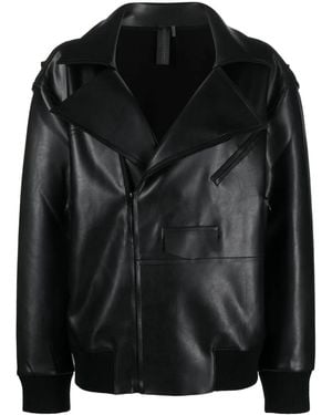 Norma Kamali Oversized Moto Jacket - Black