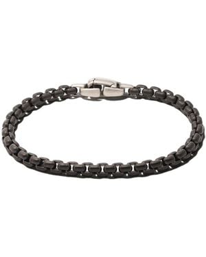 David Yurman Box Chain Stainless Steel Bracelet (5Mm) - White