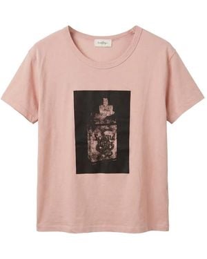 Second/Layer T-Shirt Mit Grafischem Print - Pink