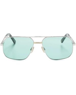 March LA.B Occhiali Da Sole Con Montatura Stile Pilota - Blu