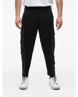 Neil Barrett Fireman Tapered-Leg Cargo Trousers - Black