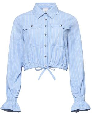 Cinq À Sept Prezley Striped Shirt - Blue