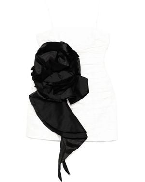 Aje. Potion Spiral Mini Dress - Black