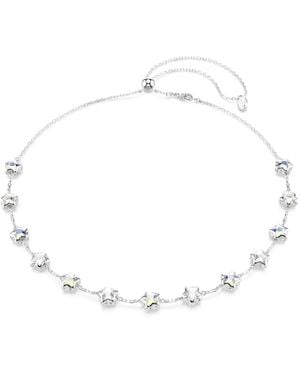 Swarovski Chroma Star-Motif Crystal-Embellished Necklace - White