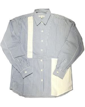 Kimberly Taylor Ashley Patchwork Long-Sleeve Shirt - Grey