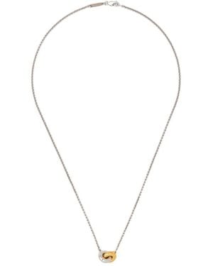 Tom Wood Sphere Double Pendant Duo Necklace - Metallic