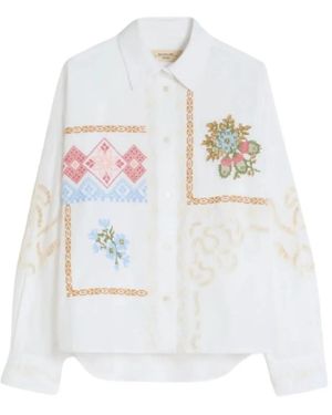 Weekend by Maxmara Chemise À Broderies - White