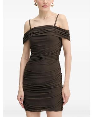 Guess Ruched Strap Dress - Black