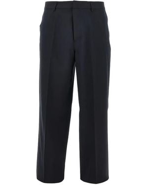 Emporio Armani Pleated trousers - Blau