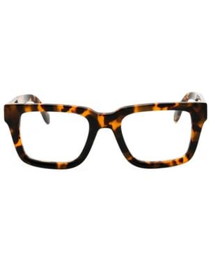 Palm Angels Style 19 Rectangle-Frame Glasses - Black