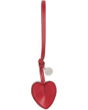 Stella McCartney Heart Charm Keyring - Red