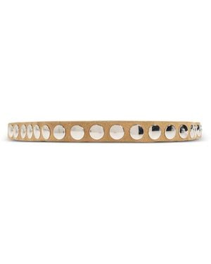 IRO Stud-Embellished Suede Belt - White