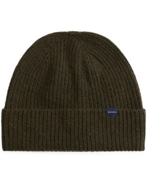 Woolrich Ribbed-Knit Beanie Hat - Green