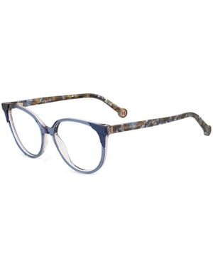 Carolina Herrera Lunettes De Vue À Monture Papillon - Blue