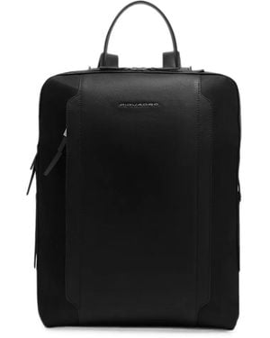 Piquadro 15.6" Laptop Backpack - Black