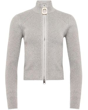 JW Anderson ジップアップ カーディガン - グレー