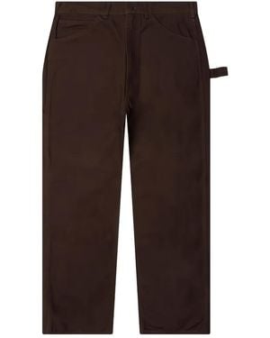 South2 West8 Side-Pocket Painter Trousers - Brown