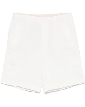 Eleventy Linen Shorts - White
