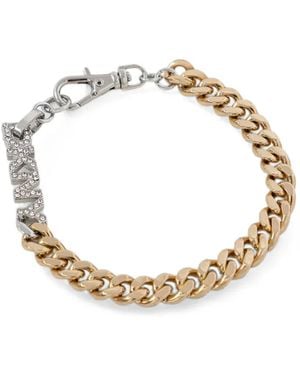 DKNY Panzerkettenarmband Mit Logo-Schild - Mettallic