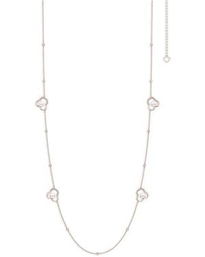 Tasaki Collar Chants Signature Con Diamantes Y Perlas De Akoya - Blanco